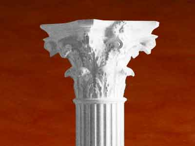 COLONNE IN GESSO